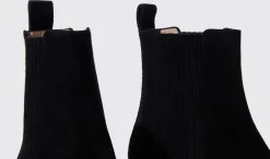 Frauen Scarosso Olivia Nera Scamosciata