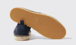 Manner Scarosso Pablo Blaues Wildleder