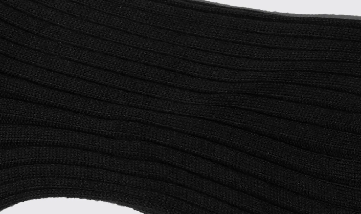 Frauen Scarosso Schwarze Baumwoll-Sockchen
