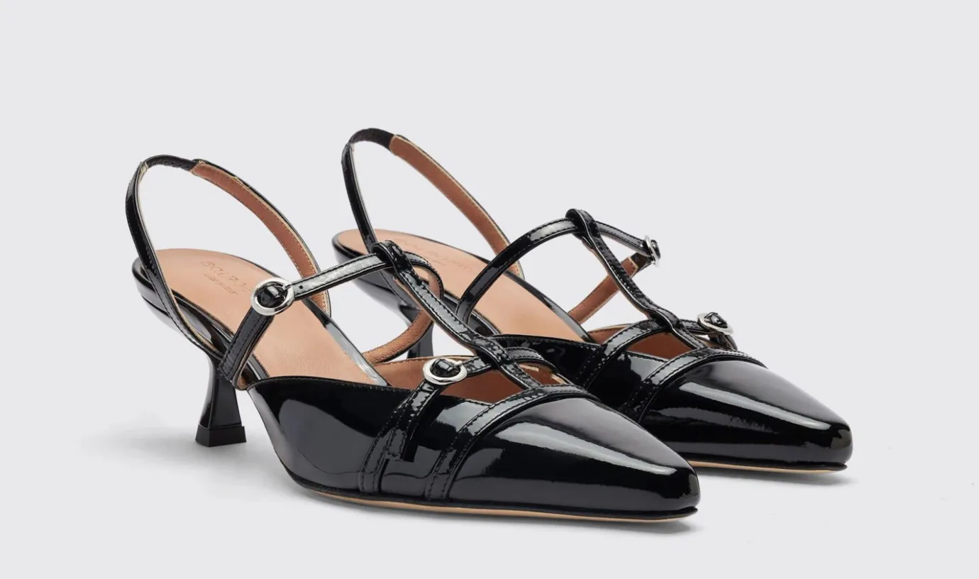 Frauen Scarosso Selena Black Patent