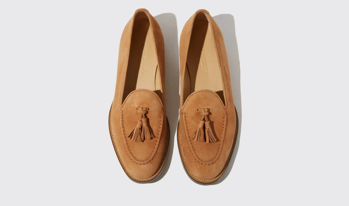Frauen Scarosso Sienna Tan Wildleder