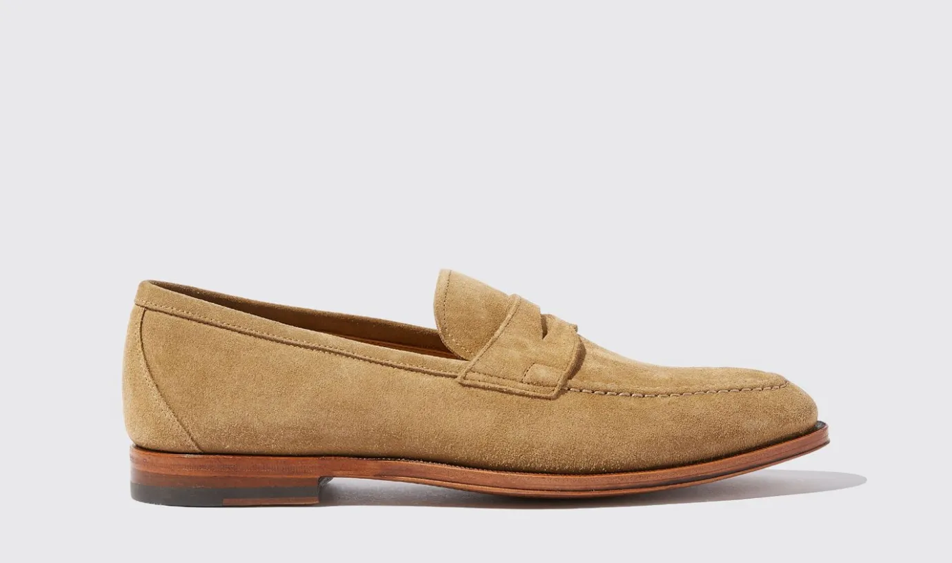 Manner Scarosso Stefano Beige Scamosciato