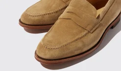 Manner Scarosso Stefano Beige Scamosciato