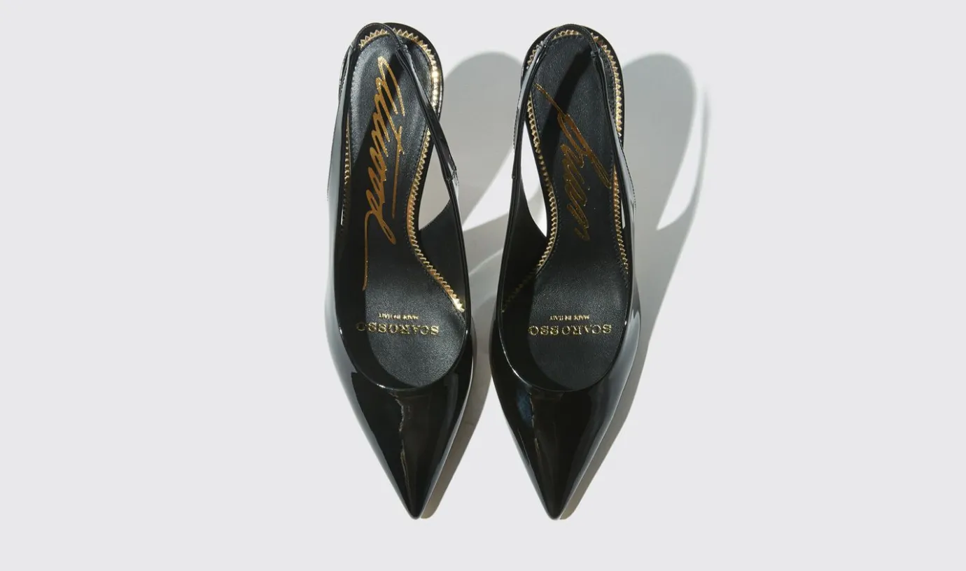 Frauen Scarosso Sutton Black Patent