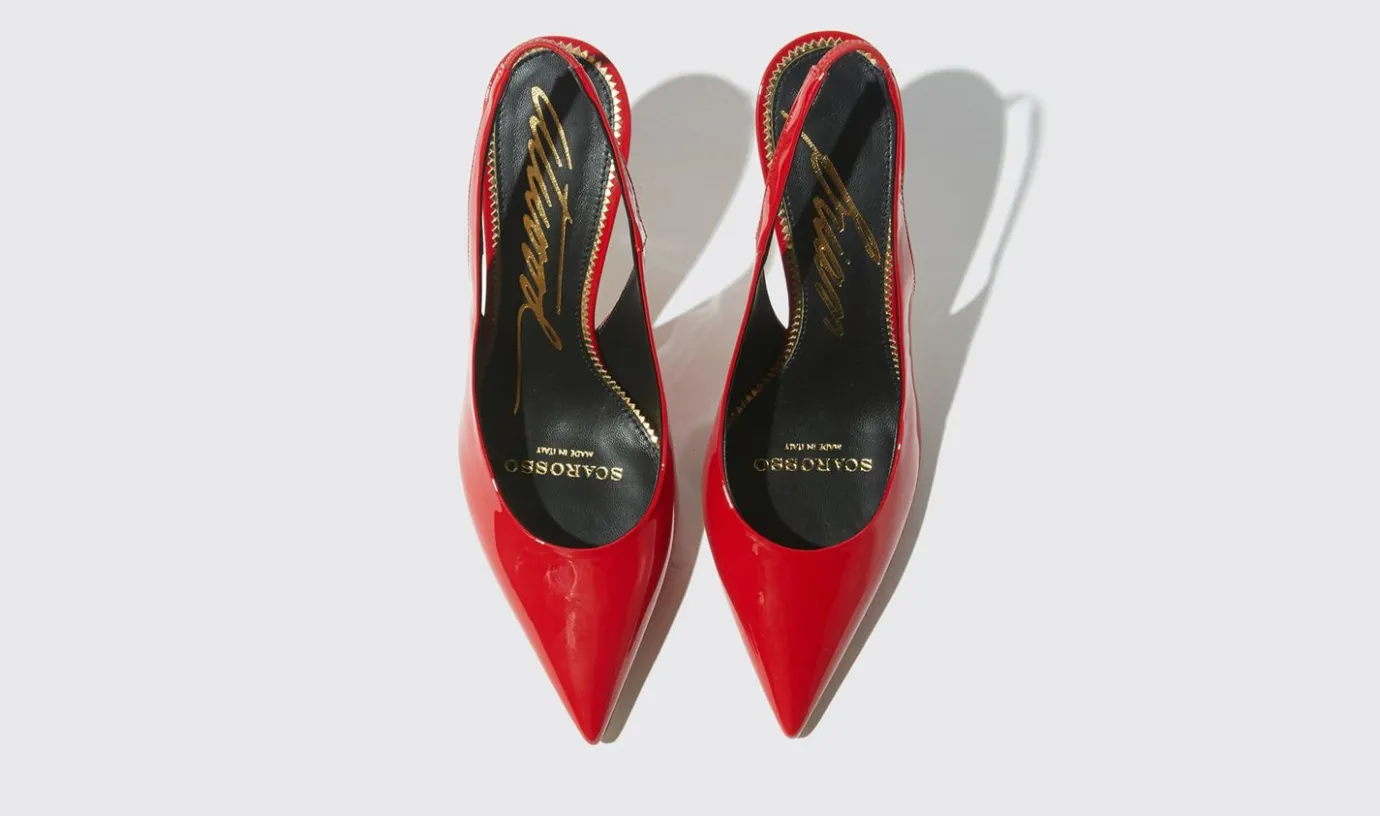 Frauen Scarosso Sutton Red Patent
