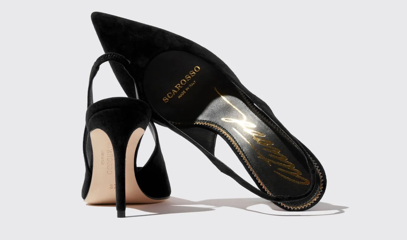 Frauen Scarosso Sutton Schwarzes Wildleder