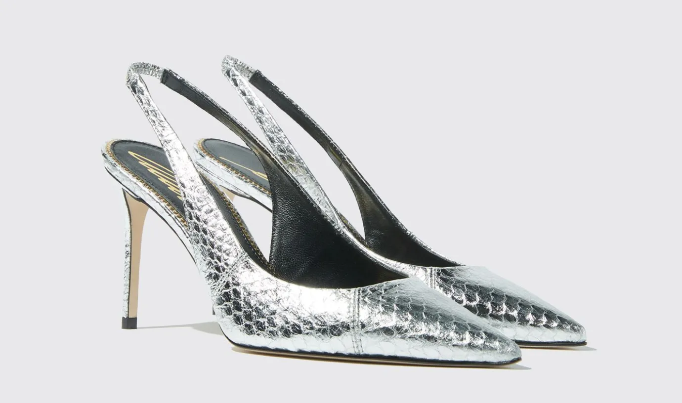 Frauen Scarosso Sutton Silver Elaphe