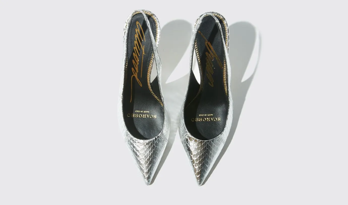 Frauen Scarosso Sutton Silver Elaphe