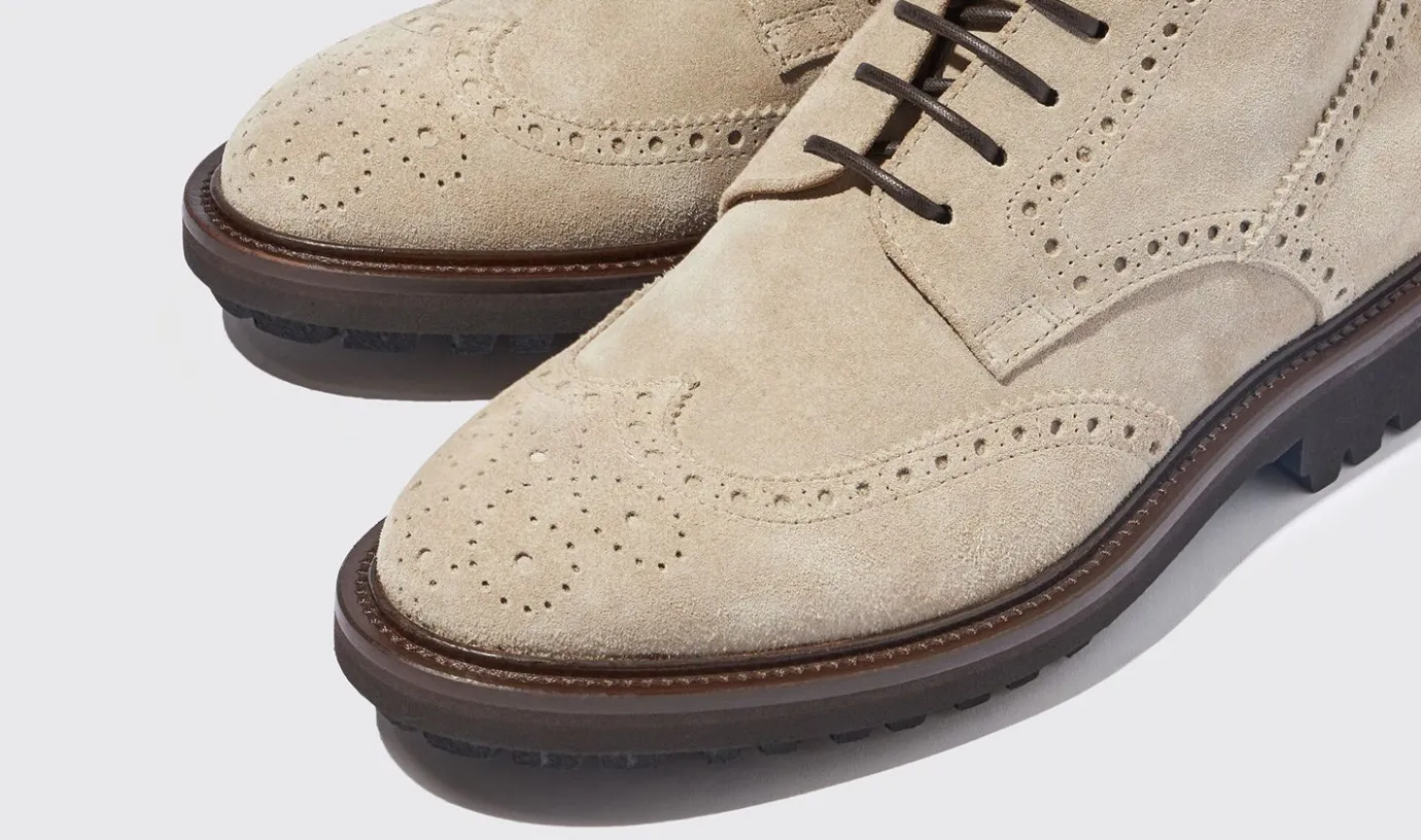 Manner Scarosso Thomas Sand Suede