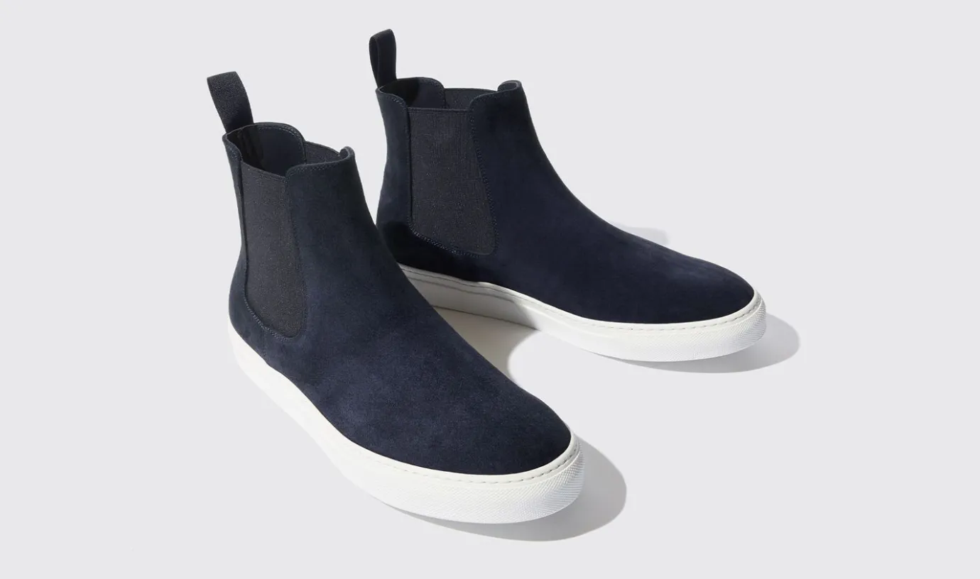 Manner Scarosso Tommaso Blu Scamosciato