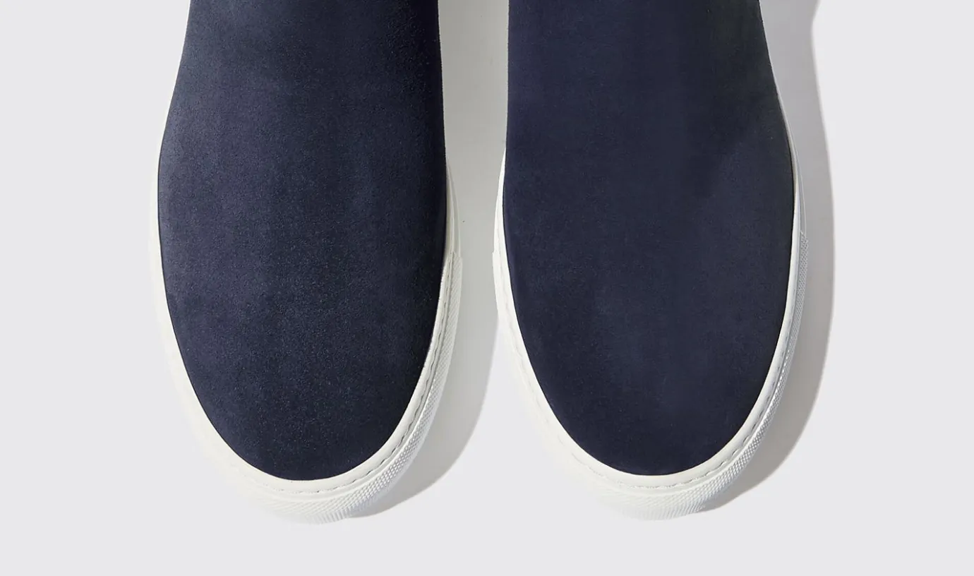 Manner Scarosso Tommaso Blu Scamosciato