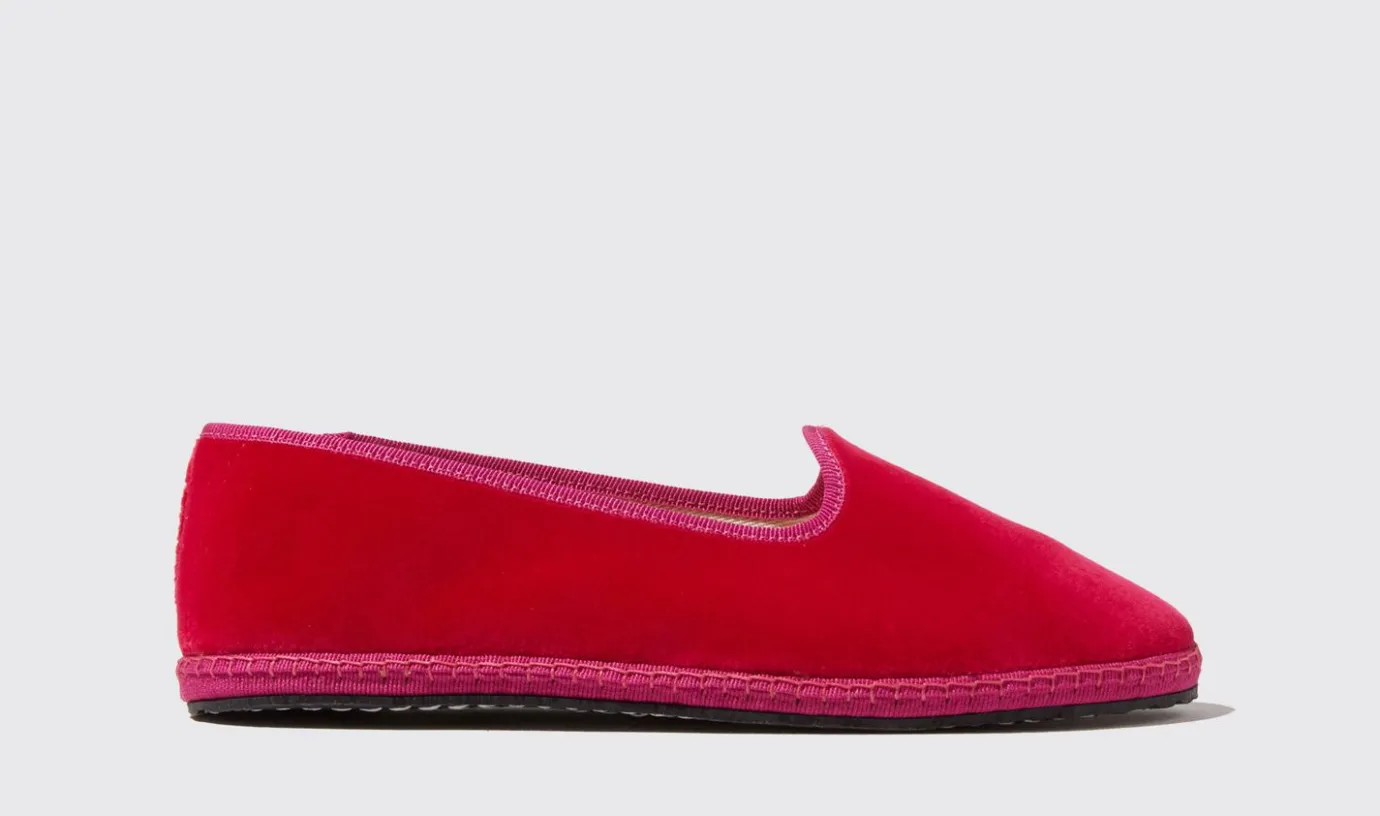 Frauen Scarosso Valentina Ciclamino Velluto