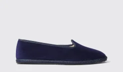 Manner Scarosso Valentino Blu Velluto