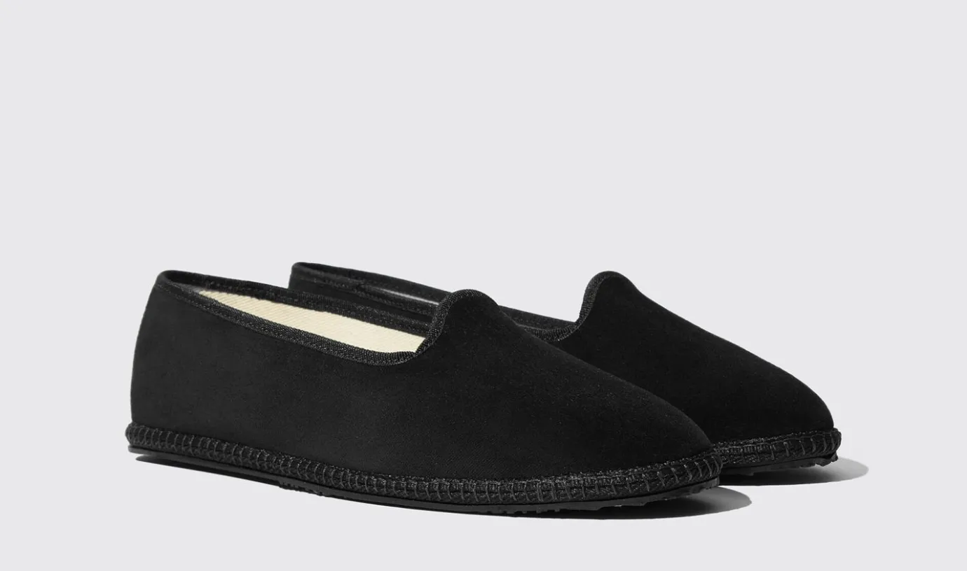 Manner Scarosso Valentino Nero Velluto