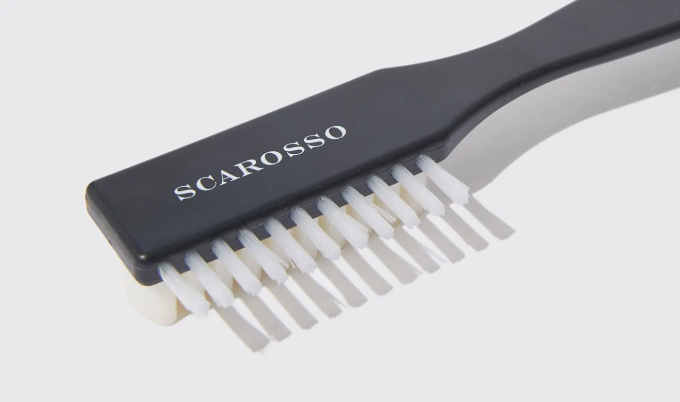 Manner Scarosso Wildlederburste