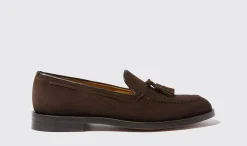 Manner Scarosso William Brown Wildleder
