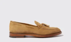 Manner Scarosso William Hellbraunes Wildleder
