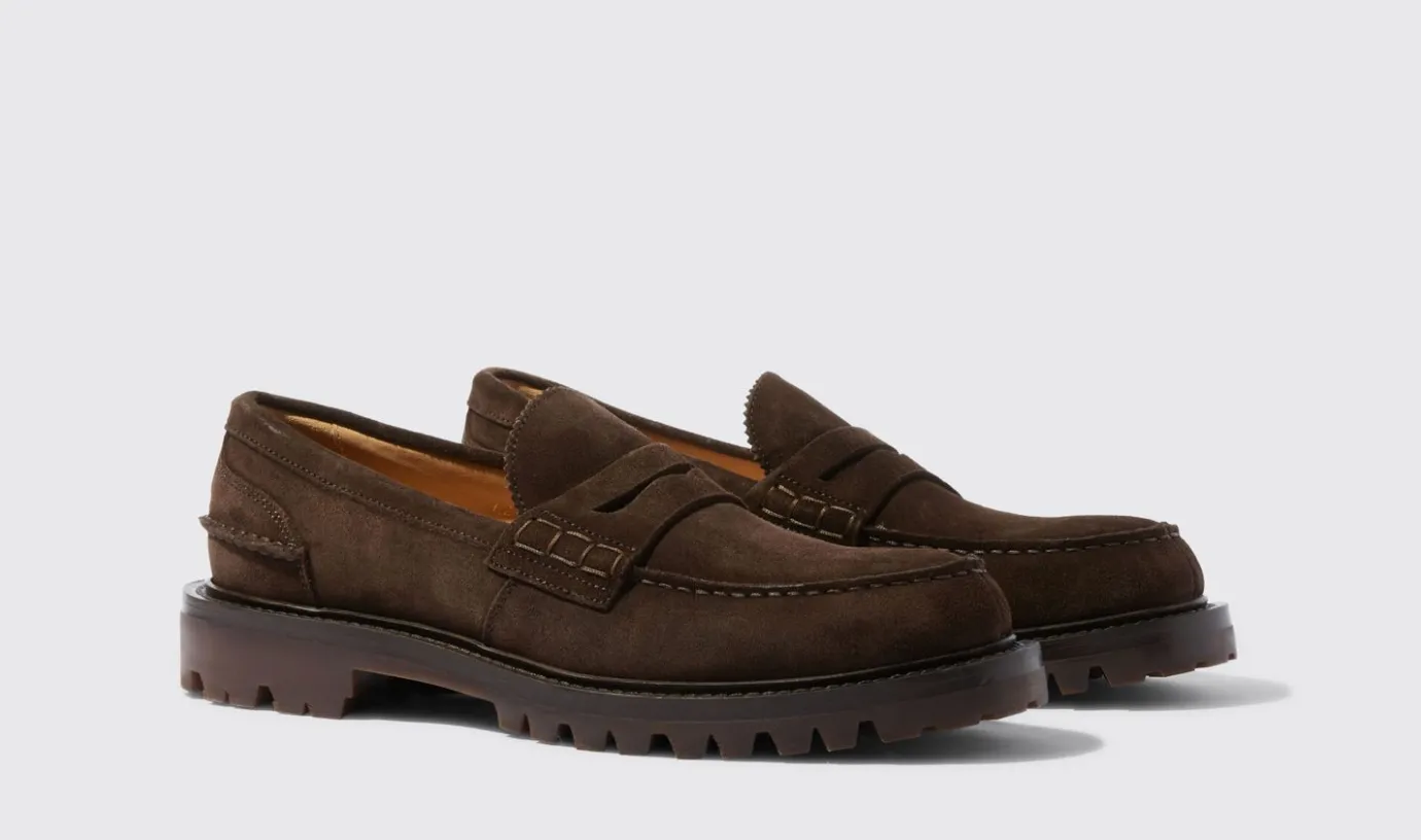 Manner Scarosso Wooster Ii Braunes Wildleder