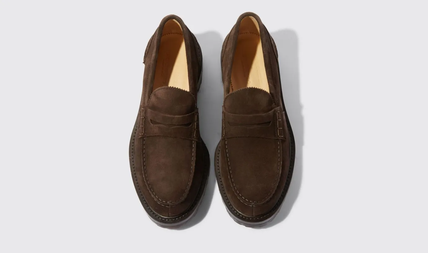 Manner Scarosso Wooster Ii Braunes Wildleder